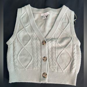 Knitted sweater Tank top